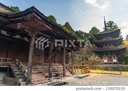Nishimyo-ji Temple, Shiga Prefecture: Main Hall and Three-Storied Pagoda Nishimyo-ji Temple, Shiga Prefecture: Main Hall and Three-Storied Pagoda 139870220