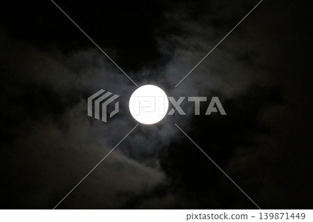 A beautiful full moon 139871449