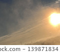 The cityscape shrouded in morning mist and the shining morning sun 139871834