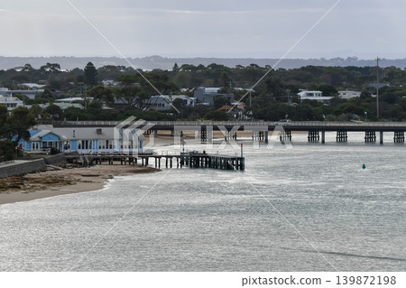 A tranquil waterside scene near the mouth of the Burwon Heads River. A tranquil waterside scene near the mouth of the Burwon Heads River. 139872198