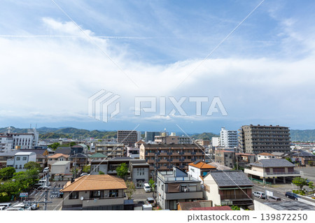 Streetscape in front of the train station in Fujieda City, Shizuoka Prefecture Streetscape in front of the train station in Fujieda City, Shizuoka Prefecture 139872250
