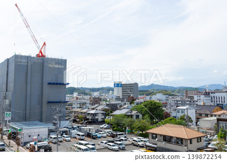 靜岡縣藤枝市火車站前的街景 靜岡縣藤枝市火車站前的街景 139872254