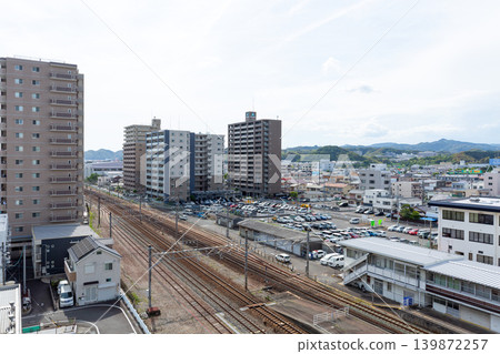 靜岡縣藤枝市火車站前的街景 靜岡縣藤枝市火車站前的街景 139872257