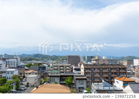 Streetscape in front of the train station in Fujieda City, Shizuoka Prefecture Streetscape in front of the train station in Fujieda City, Shizuoka Prefecture 139872258