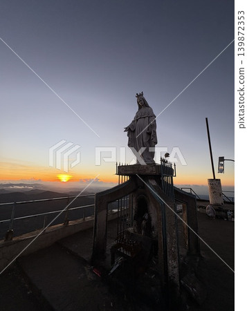 Mount Lamelau, East Timor, Statue of the Virgin Mary, Summit Mount Lamelau, East Timor, Statue of the Virgin Mary, Summit 139872353
