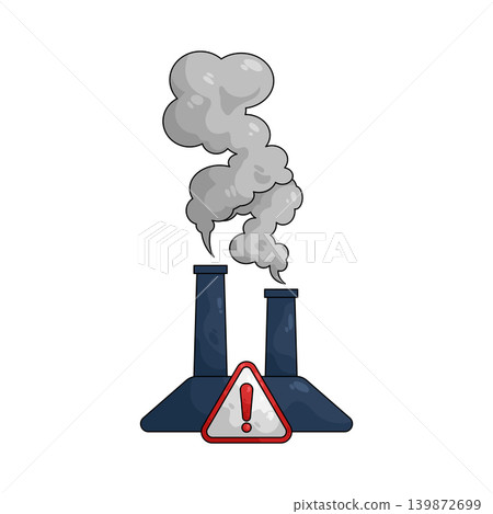 Illustration of air pollution Illustration of air pollution 139872699