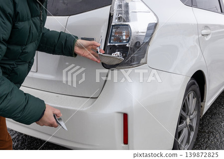 汽車尾燈壞了 汽車尾燈壞了 139872825