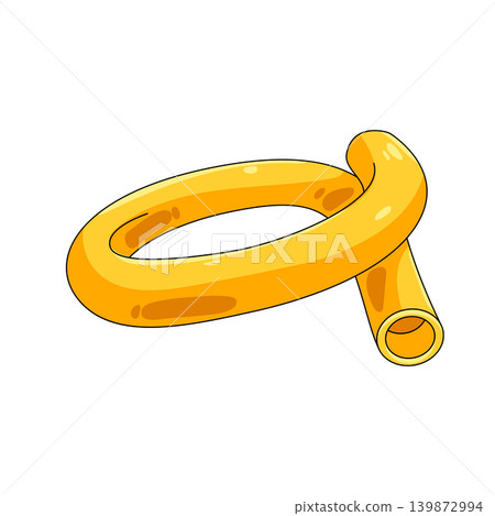 Illustration of plastic tube Illustration of plastic tube 139872994