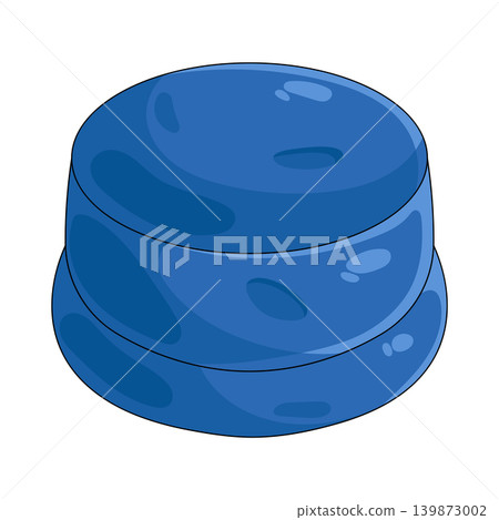 Illustration of plastic bottle cap Illustration of plastic bottle cap 139873002