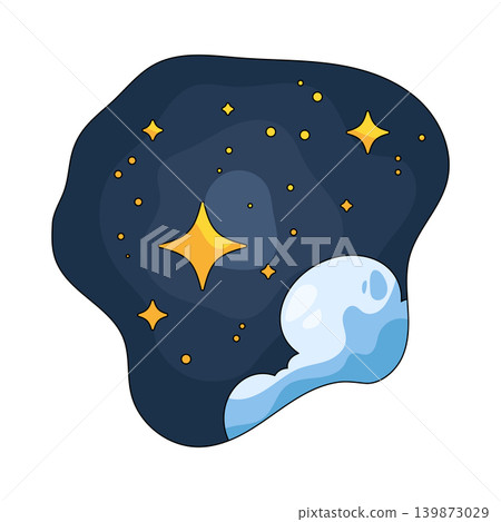 Illustration of winter star Illustration of winter star 139873029