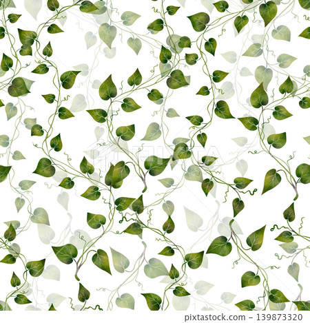 Tropical vine seamless pattern Tropical vine seamless pattern 139873320