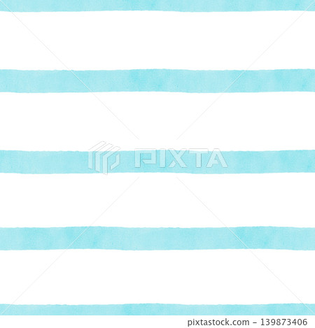 Blue stripe watercolor seamless pattern Blue stripe watercolor seamless pattern 139873406