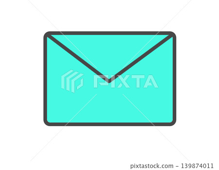 Email icon (blue) 139874011