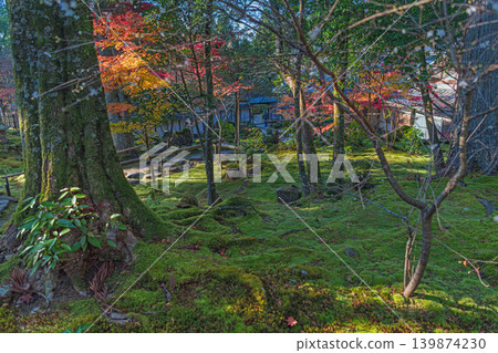 Autumn scenery at Nishimyo-ji Temple in Shiga Prefecture 139874230