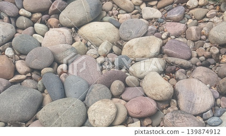 stones on the beach stones on the beach 139874912