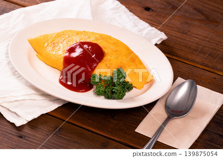老式咖啡店煎蛋飯 139875054