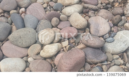 stones on the beach 139875069