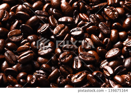 A field of coffee beans A field of coffee beans 139875164