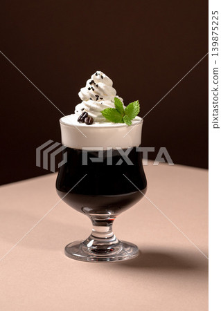 Coffee jelly in a coffee shop Coffee jelly in a coffee shop 139875225