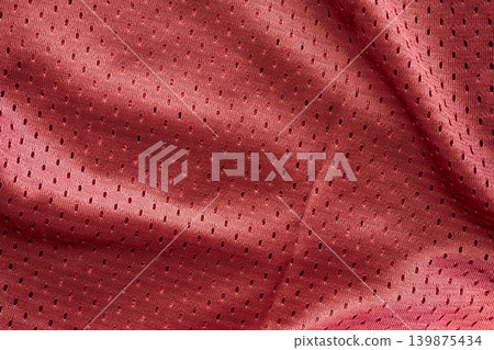 Brown sports clothing fabric football shirt jersey texture abstract background Brown sports clothing fabric football shirt jersey texture abstract background 139875434