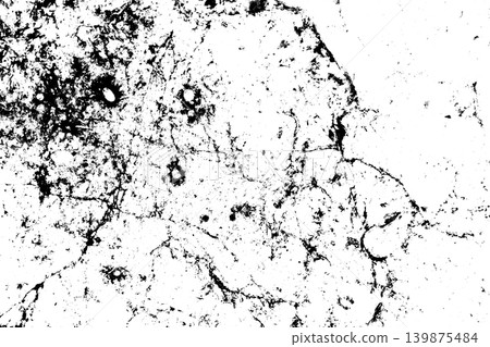 Abstract grunge black and white distressed texture background 139875484