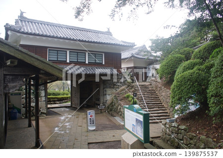 平戶的街景;平戶城北虎門 平戶的街景;平戶城北虎門 139875537