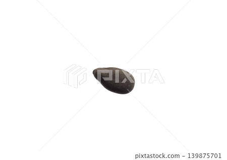 Black sesame seeds isolated on white background Black sesame seeds isolated on white background 139875701