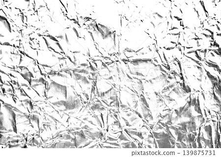 Abstract grunge black and white crumpled foil distressed texture background Abstract grunge black and white crumpled foil distressed texture background 139875731