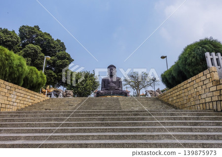 台灣彰化八卦山大佛景色 台灣彰化八卦山大佛景色 139875973