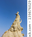 Mazu statue at Lin Mo Niang Park in Tainan, Taiwan 139876029