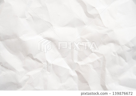 Grunge wrinkled white color paper textured background with copy space. Use for decoration or layer Grunge wrinkled white color paper textured background with copy space. Use for decoration or layer 139876672