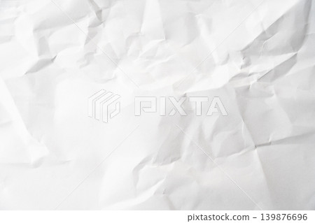 Grunge wrinkled white color paper textured background with copy space. Use for decoration or layer Grunge wrinkled white color paper textured background with copy space. Use for decoration or layer 139876696