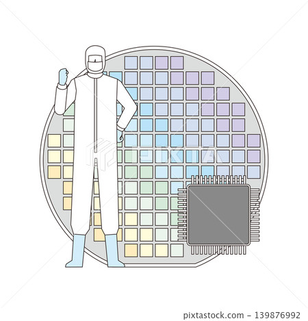 Semiconductor manufacturing workers 139876992