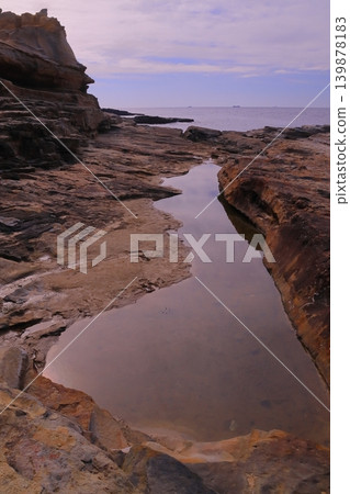 Senjojiki (Nanki Shirahama): A massive rock formation in Shirahama. Senjojiki (Nanki Shirahama): A massive rock formation in Shirahama. 139878183