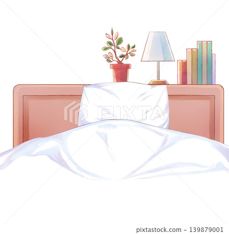 Single bed pillow and blanket, headboard Single bed pillow and blanket, headboard 139879001