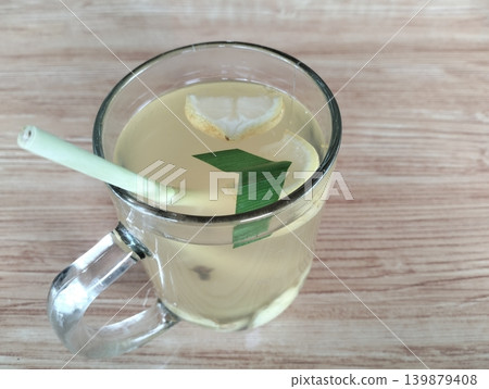 Traditional Indonesian Wedang Jahe in Glass Mug Traditional Indonesian Wedang Jahe in Glass Mug 139879408