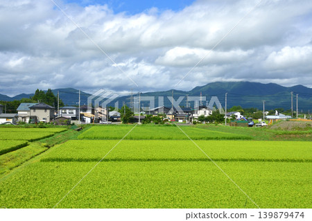 Scenery along the JR East Tohoku Main Line from Morioka Station to Ichinoseki Station Scenery along the JR East Tohoku Main Line from Morioka Station to Ichinoseki Station 139879474