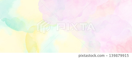 水彩風格的彩色閃光紋理背景 水彩風格的彩色閃光紋理背景 139879915