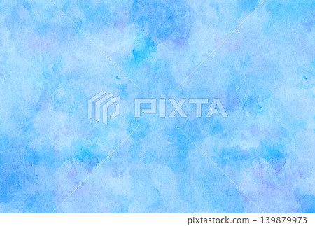 Background material_watercolor texture_light blue Background material_watercolor texture_light blue 139879973