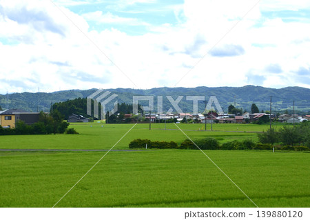 從盛岡站到一之關站的JR東日本東北本線沿途風景 139880120