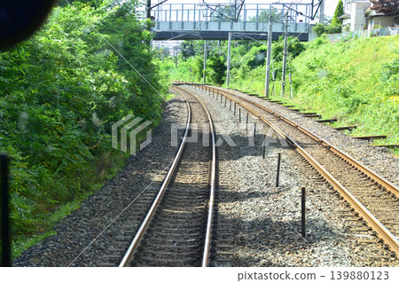 Scenery along the JR East Tohoku Main Line from Morioka Station to Ichinoseki Station 139880123