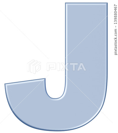 3D Material_Alphabet_J_Silver 3D Material_Alphabet_J_Silver 139880467