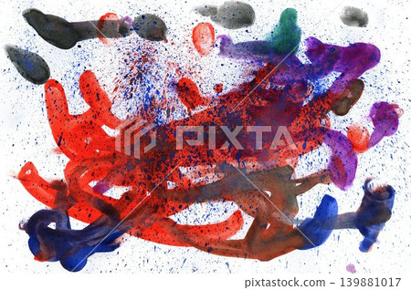 Watercolor Chaos A Vibrant Abstract Expressionist Painting for Dynamic Backgrounds Watercolor Chaos A Vibrant Abstract Expressionist Painting for Dynamic Backgrounds 139881017