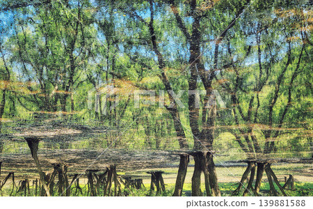 The murmur of the water's surface canvas The murmur of the water's surface canvas 139881588