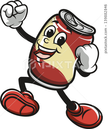 Cola is jumping excitedly Cola is jumping excitedly 139882846
