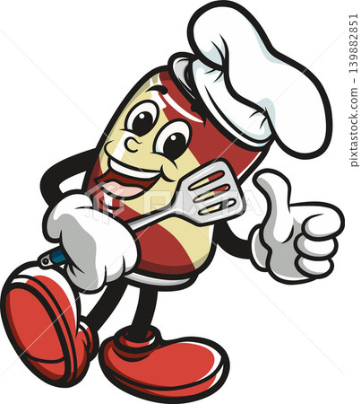 Soda is standing with bring spatula Soda is standing with bring spatula 139882851