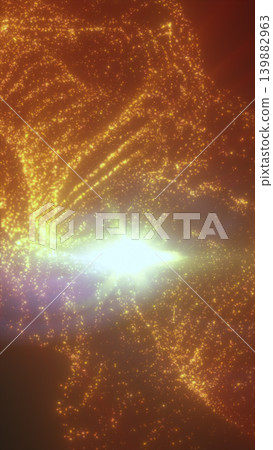 Golden cosmic particle cloud with bright core flare, abstract space nebula energy background with swirling stardust Golden cosmic particle cloud with bright core flare, abstract space nebula energy background with swirling stardust 139882963