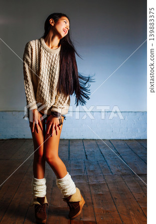 Young asian woman fashion portrait Young asian woman fashion portrait 139883375