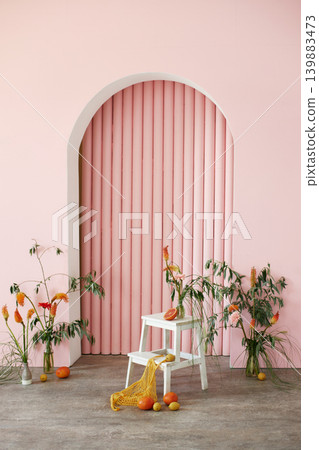 interior, lemon, flowers 139883473