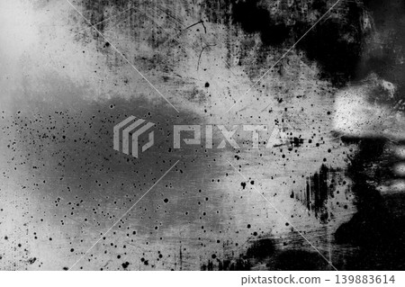 Dark Old Grey Abstract Dirty Pattern Background Grunge Surface Rough Texture Backdrop Weathered Messy Worn Obsolete Shabby 139883614